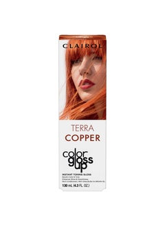 Color Gloss Up Temporary Hair Dye Terra Copper Hair Color Pack Of 1 (Packaging May Vary)