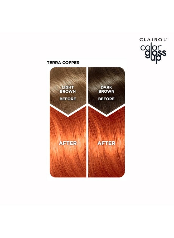 CLAIROL - Color Gloss Up Temporary Hair Dye Terra Copper Hair Color Pack Of 1 (Packaging May Vary) - Image 1