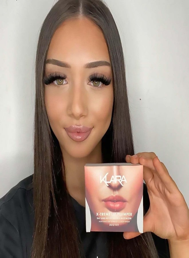 كلارا لمستحضرات التجميل مجموعة كلارا كوزمتكس لتكبير الشفاه - مجموعة هدايا للشفاه - أحمر شفاه سائل مطفي يدوم طويلاً - تركيبة متطورة لتكبير الشفاه - 3 قطع - Image 4