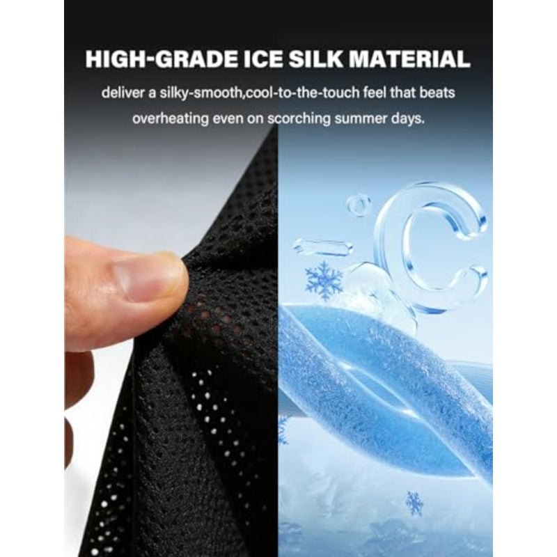 Arjen Kroos Men's Briefs 3 Pack Ice Silk Mesh Breathable Underwear Low Rise Underwear for Daily and Light Sports - Image 5