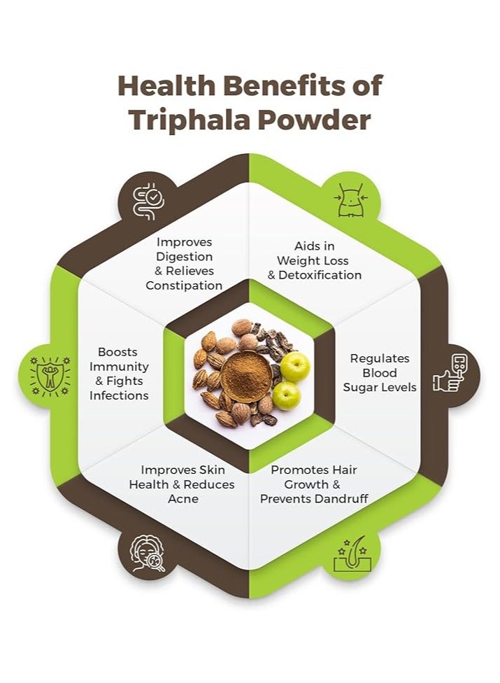 CARMEL ORGANICS Carmel Organics Organic Triphala Powder 340G  - Image 3