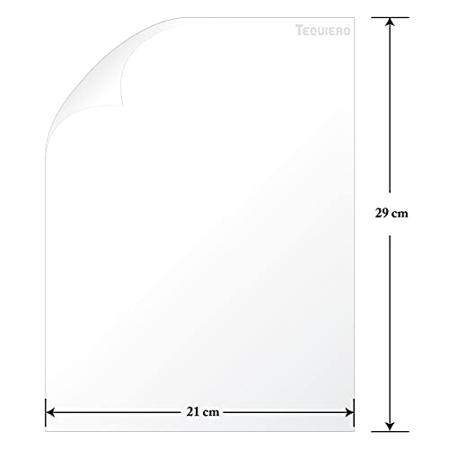 TeQuiero 25 Transparent Sticker Paper Clear Sheets for Inkjet Printer A4 Size Self Adhesive Label Sheet for PVC Stickers for Clear Labels (Inkjet Printer) - 25 Sheets - Image 5