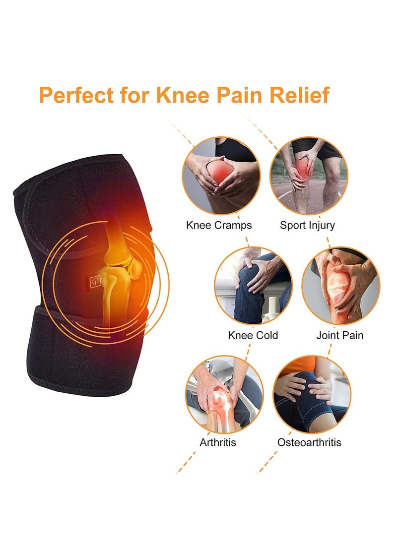 DubaiGallery Brace Knee Support Infrared Heating Knee Pad For Relief Weak Legs Knee Fatigue Joint Fatigue - Image 3