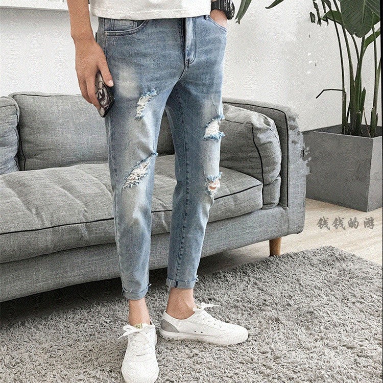 Unisex Classic Denim Jeans Loose Fit Daily Outdoor Wear - Image 3