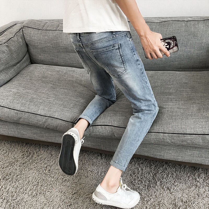 Unisex Classic Denim Jeans Loose Fit Daily Outdoor Wear - Image 4