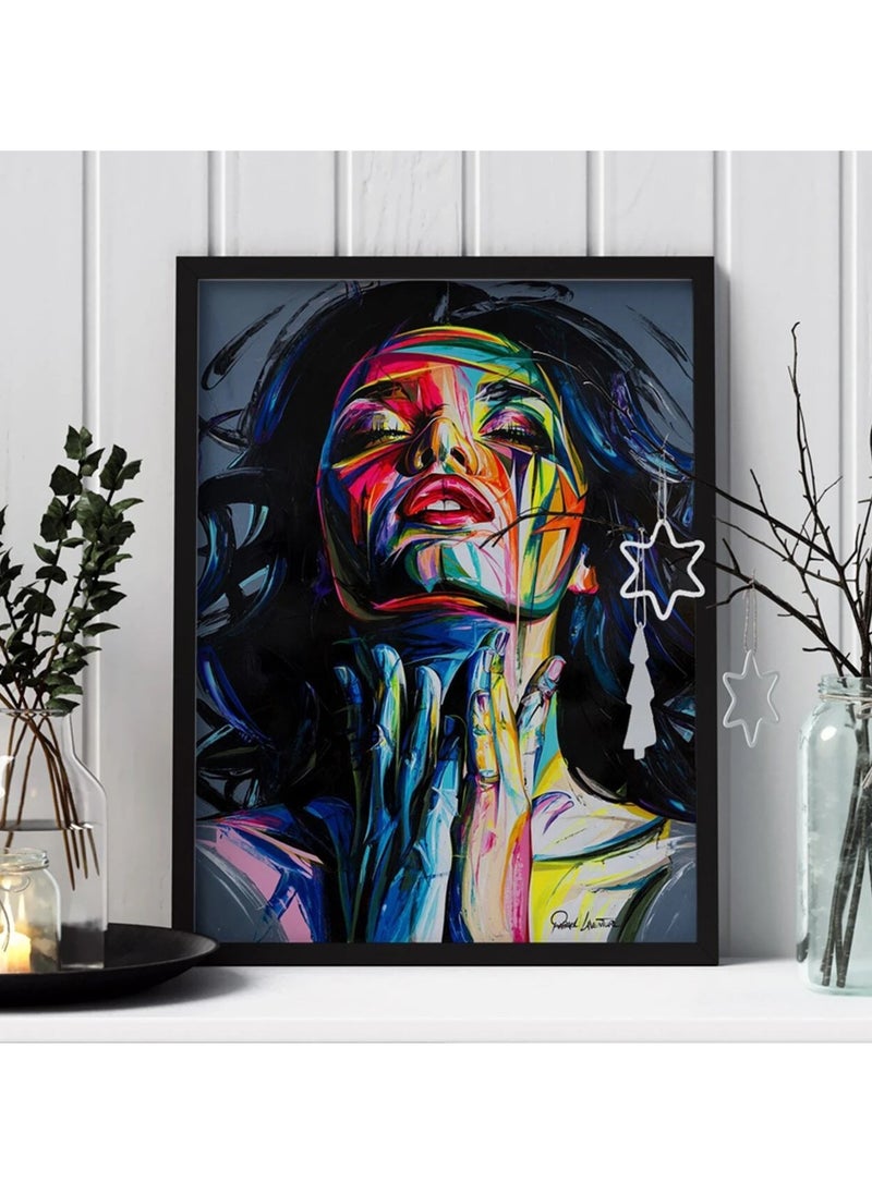amazing.EGP Unframed Decorative Wall girl print - canvas painting (30 x 40 cm)  - Image 1