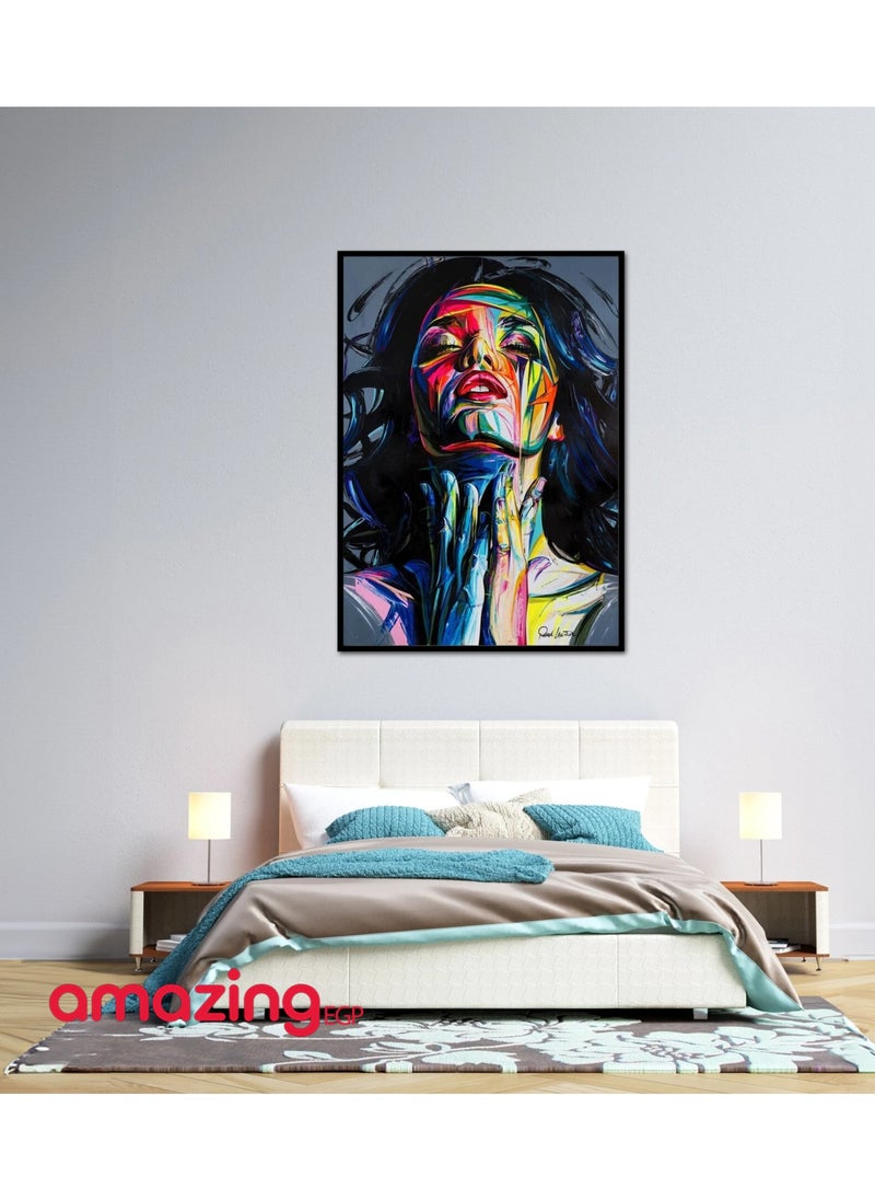 amazing.EGP Unframed Decorative Wall girl print - canvas painting (30 x 40 cm)  - Image 3
