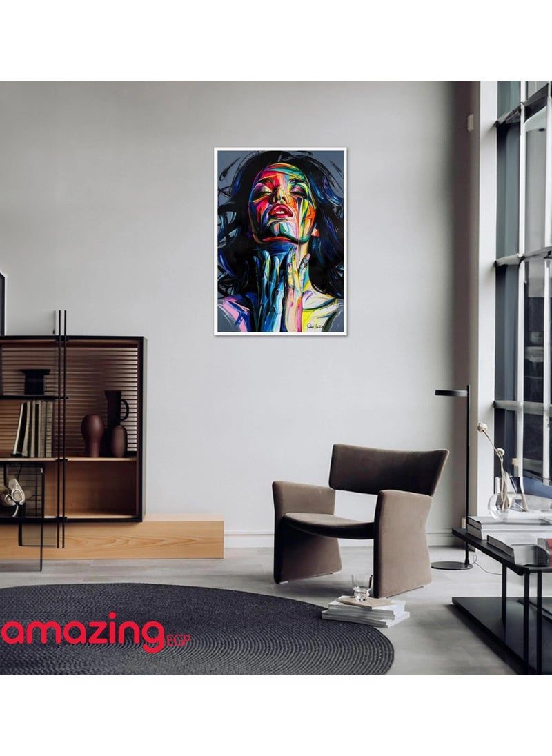 amazing.EGP Unframed Decorative Wall girl print - canvas painting (30 x 40 cm)  - Image 5