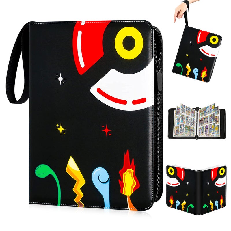 Pokemon Card Book Jiugongge Pokemon Loose-Leaf Collection Game Card Collection Book Storage Bag - Image 2