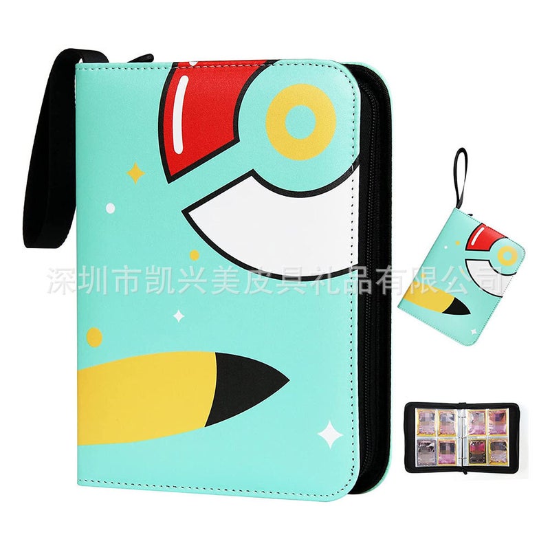 Pokemon Card Book Jiugongge Pokemon Loose-Leaf Collection Game Card Collection Book Storage Bag - Image 1