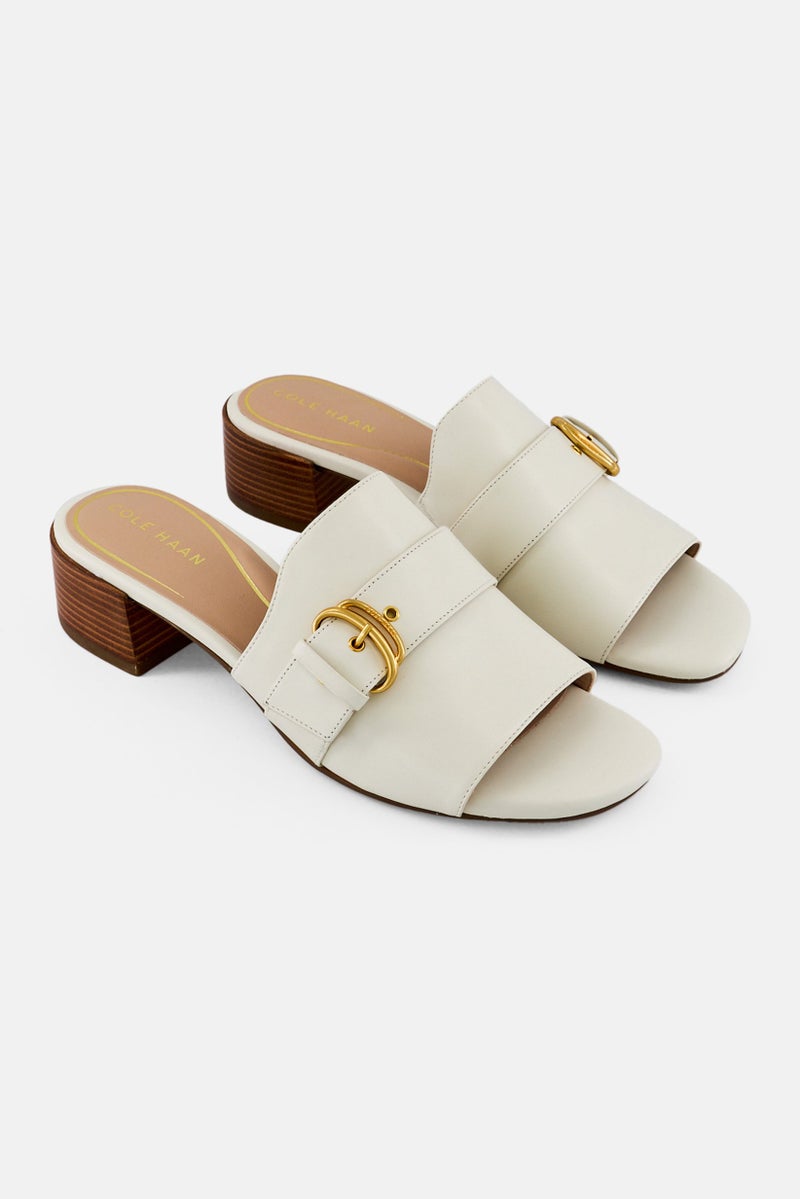 COLE HAAN Women Slip On Sandal, Ivory - Image 1