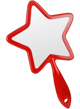 minkissy Minkissy Star Hand Mirror Travel Makeup Handheld Mirror Cosmetic Portable Mirror with Handle for Trip Home Use ( Random Color ) 