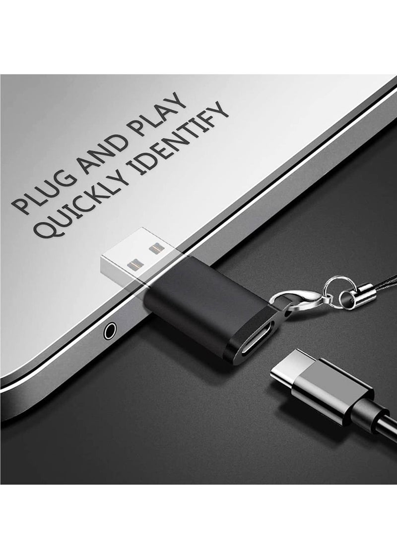 TYCOM - USB C to USB 3.0 Adapter 2 Packs Otg USB C Female to USB Male Adapter 5Gbps USB C 3.1 Adapter Compatible with Macbook Pro Ipad Pro Laptops Power Delivery and More (2 Pack) - Image 1