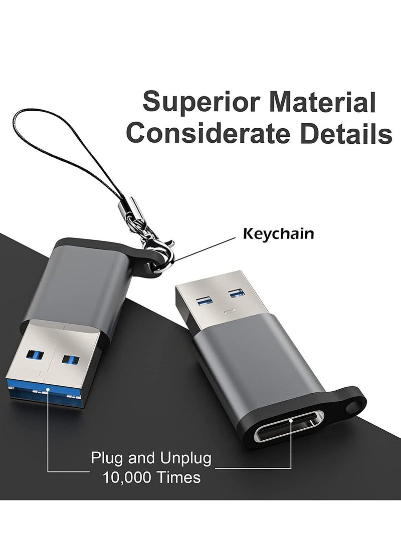 TYCOM - USB C to USB 3.0 Adapter 2 Packs Otg USB C Female to USB Male Adapter 5Gbps USB C 3.1 Adapter Compatible with Macbook Pro Ipad Pro Laptops Power Delivery and More (2 Pack) - Image 1
