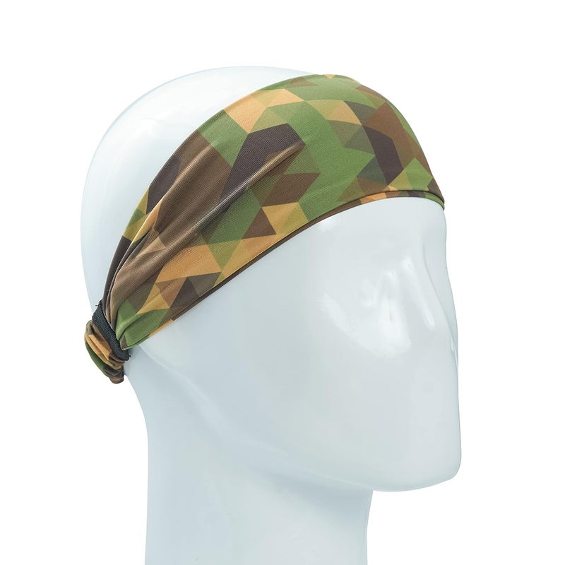 Coreteq Printed Multifunction Sports Sweatband Headband Microfiber Men and Women (Digi Camo) - Image 2