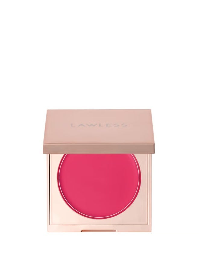 LAWLESS BEAUTY- Pinch My Cheeks Soft-Blur Cream Blush - Cherry Pie - Image 1