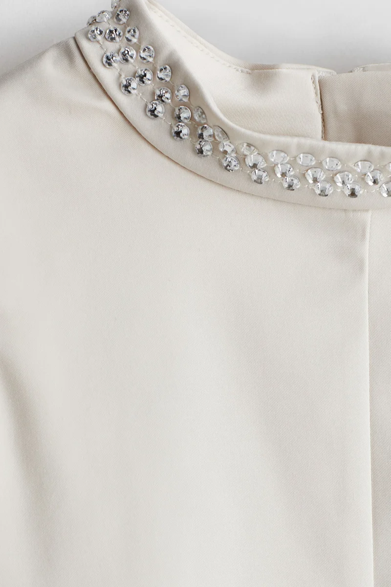 اتش اند ام Rhinestone-Detail A-Line Dress