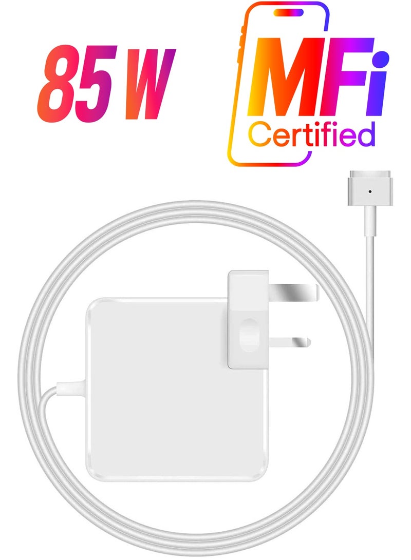 erorex Power Adapter For MacBook Pro With Retina display, (White) - Image 1