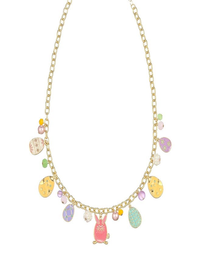 Madison Tyler Easter Pendant Necklaces | Easter Bunny Egg Necklace | Gold Necklace for Women | Rabbit Necklace for Women Jewelry Gift - Image 1
