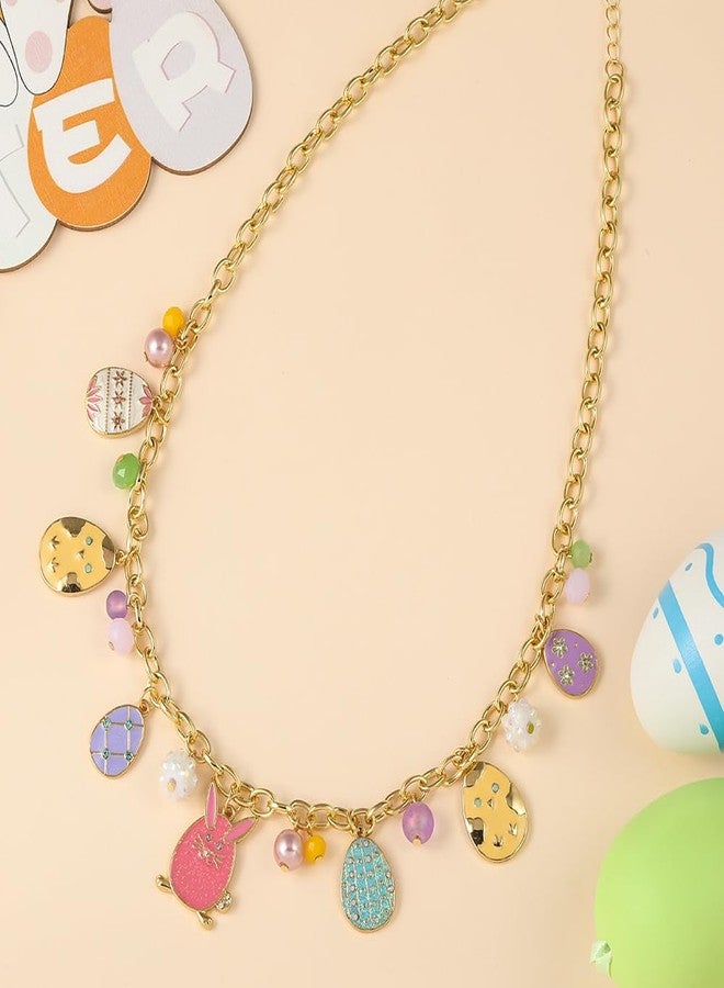 Madison Tyler Easter Pendant Necklaces | Easter Bunny Egg Necklace | Gold Necklace for Women | Rabbit Necklace for Women Jewelry Gift - Image 5
