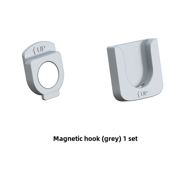 Magnetic Attraction Remote Control Storage Hook Grey - Image 1