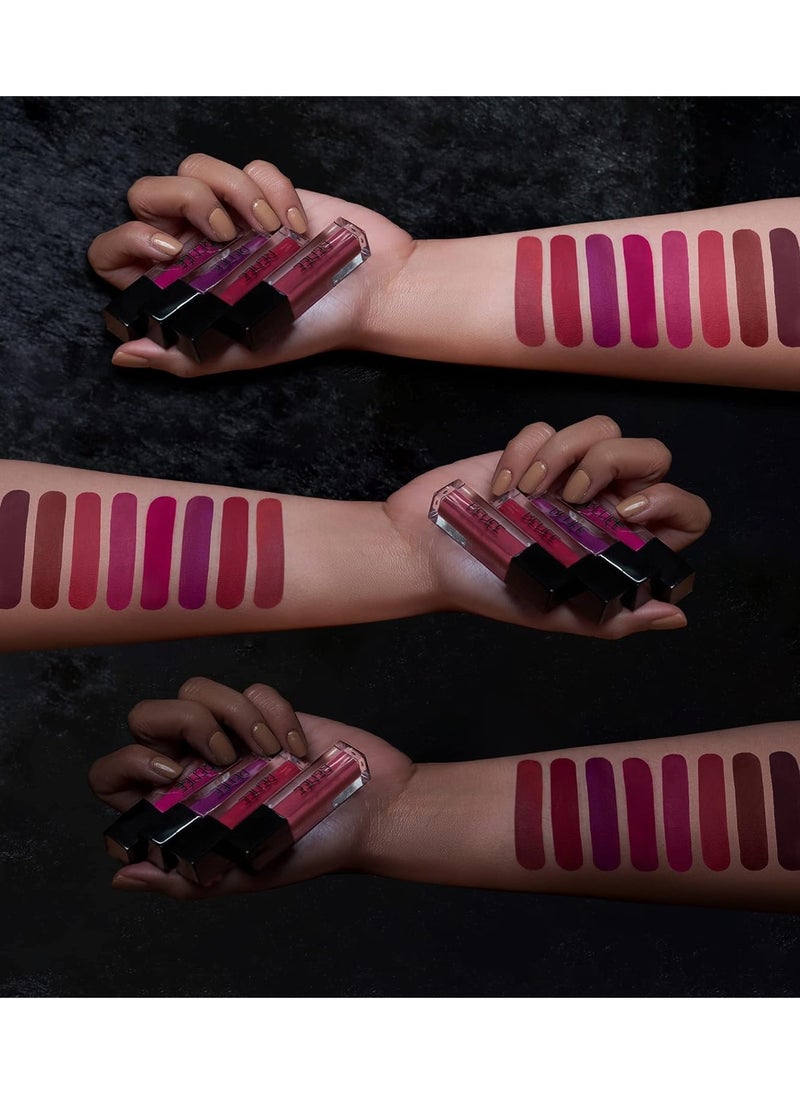 Mars - MARS Creamy Matte Long Lasting Lipstick 3.2 gm 20 Grapeful Ghoomar - Image 1