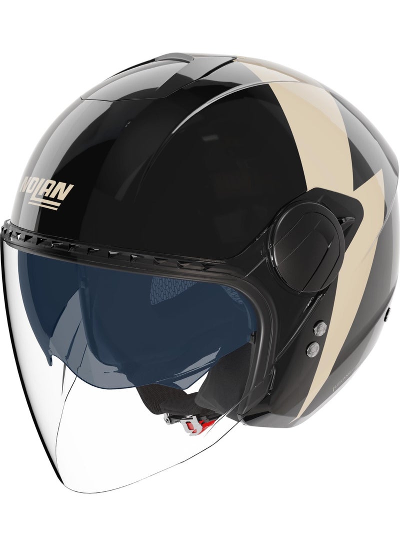 Nolan N20-2 VISOR IMPETO BLACK/IVORY GLOSSY Helmet - Image 2