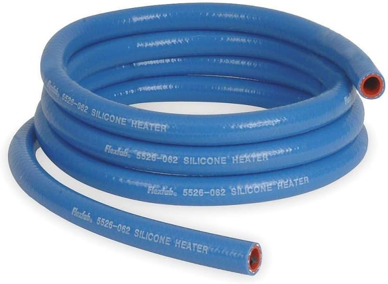 FlexFab 1" ID x 10 ft Blue Silicone Heater Hose 25mm 350F Radiator Coolant