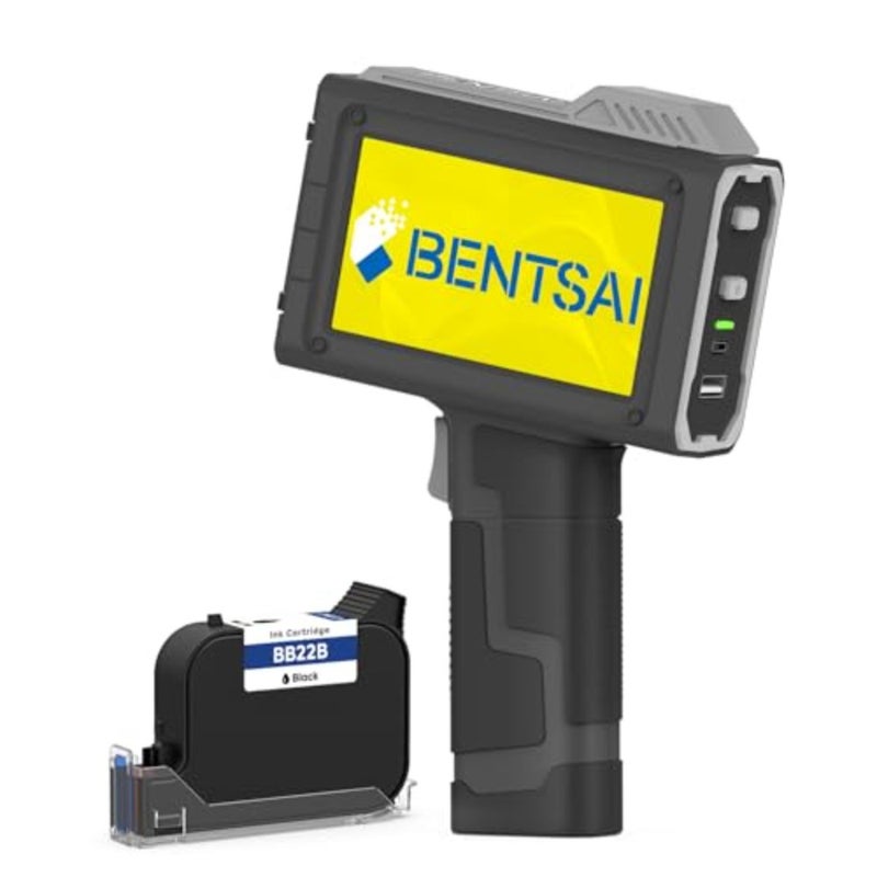 Printer BT-HH6205B Newly Upgraded with 16H Long Endurance 0.5Inch Use for Batch Number Date Code Logo Serial Number Barcode QR Code on Plastic Cardboard Wood Metal Clothes - Image 1