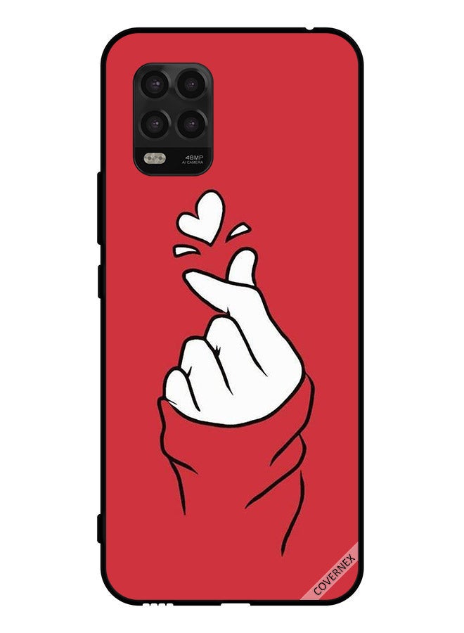 Covernex Protective Case Cover For Xiaomi Mi 10 Lite 5G Snap Love Red - Image 1