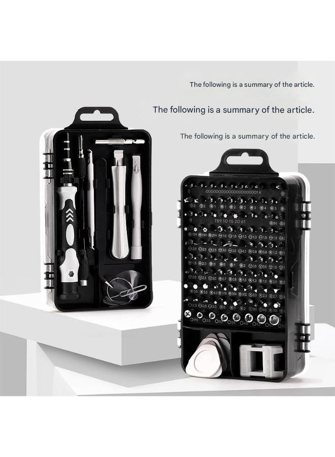 115 pieces in one, black plum screwdriver set, for clock, computer, mobile phone disassembly and repair, special telecommunication equipment repair tools - Image 2