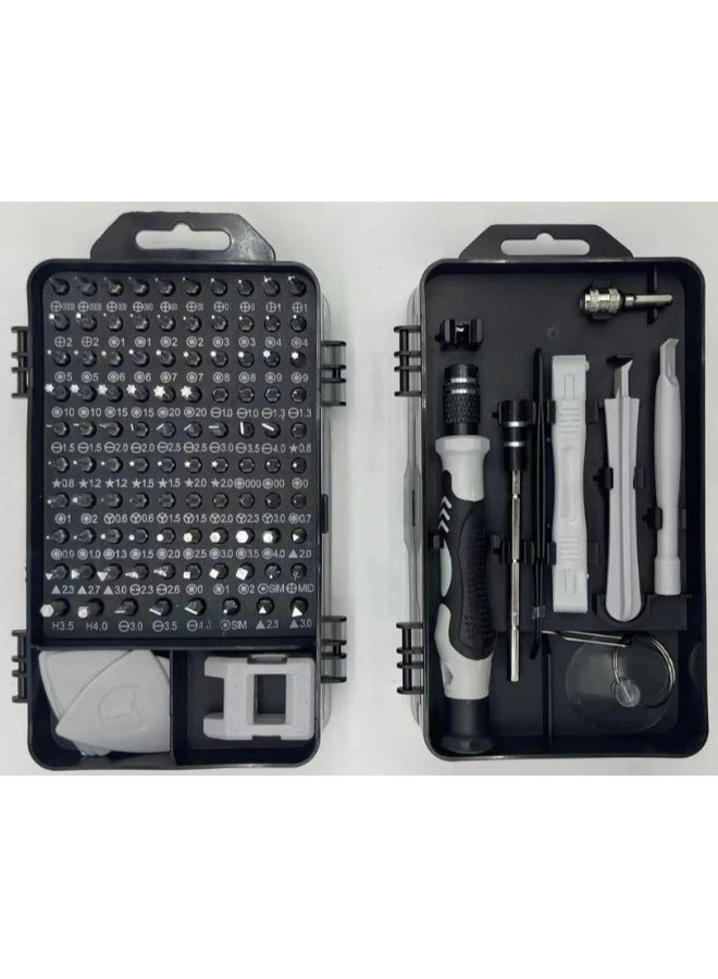 115 pieces in one, black plum screwdriver set, for clock, computer, mobile phone disassembly and repair, special telecommunication equipment repair tools - Image 1