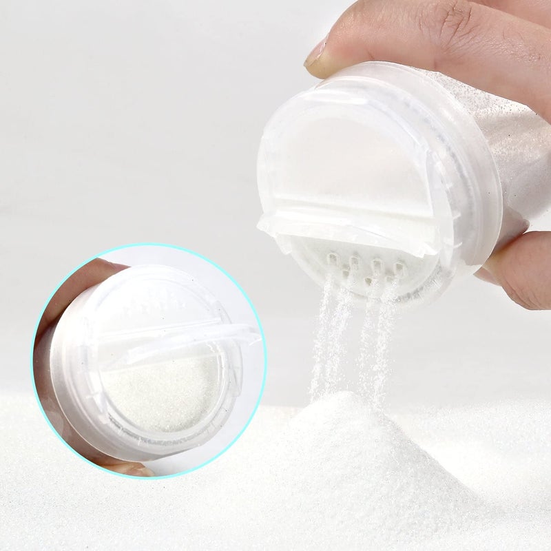 Lrisy's Lrisy Iridescent Extra Fine Glitter Powder with Shaker Lid, Craft Glitter Sequins for Epoxy Resin, Slime,Tumblers,Nail&Painting Arts 140g/4.5oz (Ultra Thin Translucent Holographic White) - Image 5