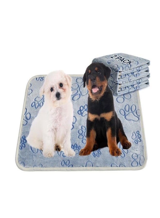 Qeils Reusable Puppy Pads, 2 Pack Washable Pee Pads for Dogs, Non Slip Wee Wee pad, Absorbent and Leakproof Training Mats for Potty, Crate, Playpen, Bed, Sofa, 23"x 36" - Image 1