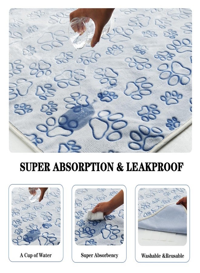 Qeils Reusable Puppy Pads, 2 Pack Washable Pee Pads for Dogs, Non Slip Wee Wee pad, Absorbent and Leakproof Training Mats for Potty, Crate, Playpen, Bed, Sofa, 23"x 36" - Image 3