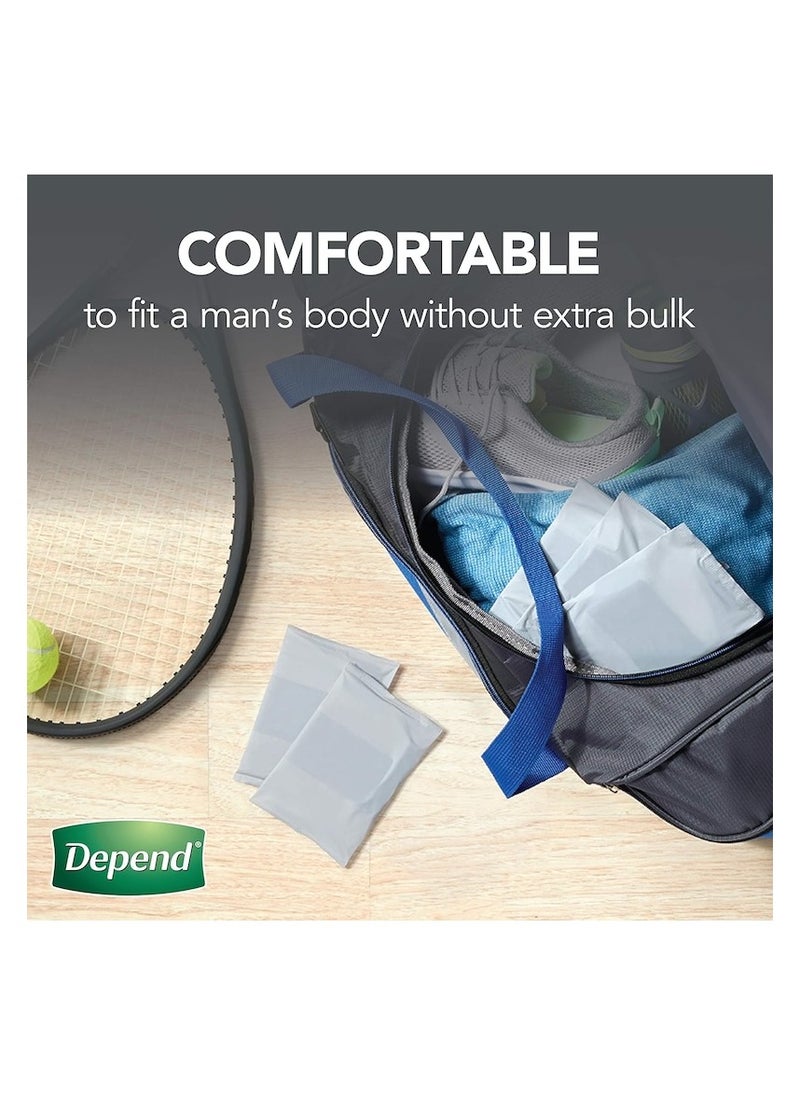 Depend - Depend Incontinence Shields for Men Light Absorbency 58 Count - Image 1