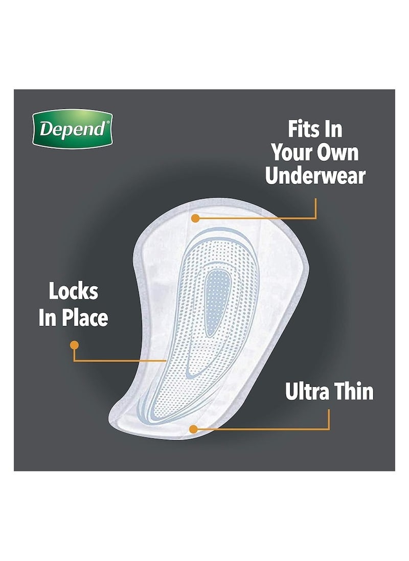 Depend - Depend Incontinence Shields for Men Light Absorbency 58 Count - Image 1