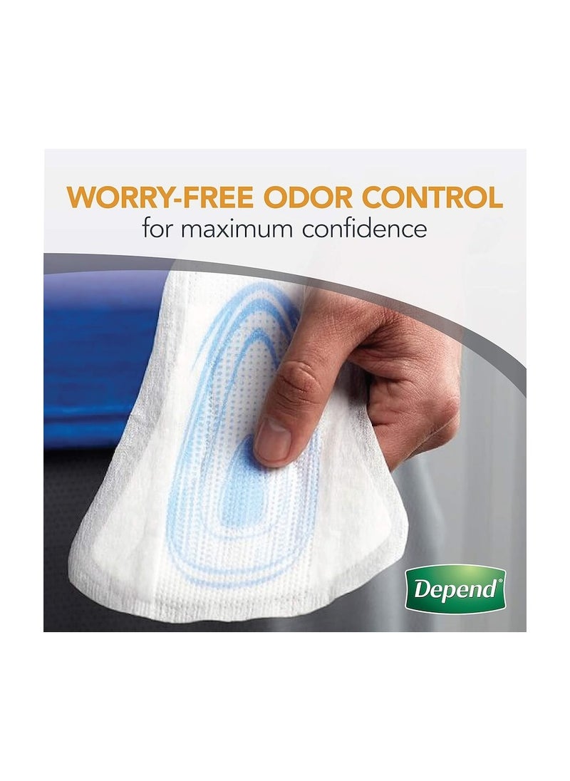 Depend - Depend Incontinence Shields for Men Light Absorbency 58 Count - Image 1