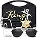 YOTNUS Ring Box Bearer Security Wedding Set Gifts Sun GlassesRing Box Security Badge and EarPiece Set 1 - Image 3