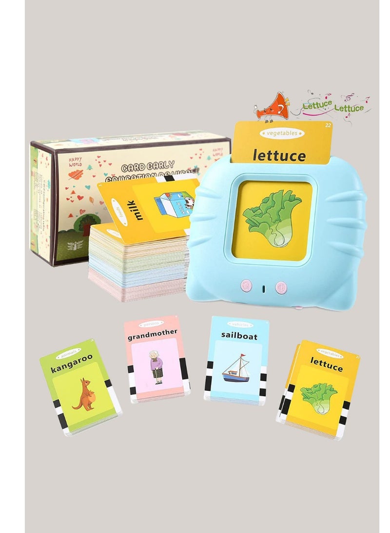 Flash Cards for Toddlers 2 3 4 5 6 7 Years Old 112 Card Talking Flash Cards 224 Words Speech Therapy Toys Autism Toys Baby Audible Flashcards Early Learning Educational Toys - Image 4