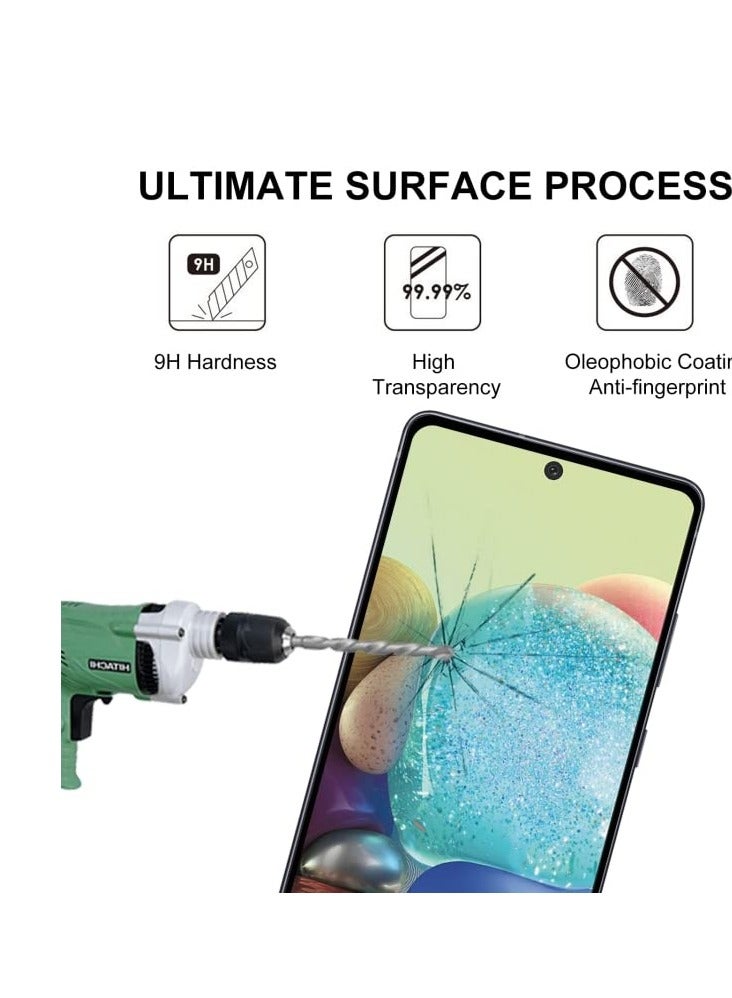 M7molge Full Coverage Glass Screen Protector for Realme C65 - Black Frame  - Image 5