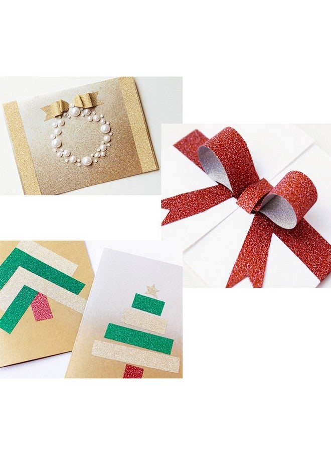 JANYUN 50 Rolls Glitter Washi Masking Tape Setgreat For Bullet Journal Diy Aesthetic Decor Scrapbooking Sticker Masking Paper Decoration Tape Adhesive Party School Supplies (Casual Style) - Image 5