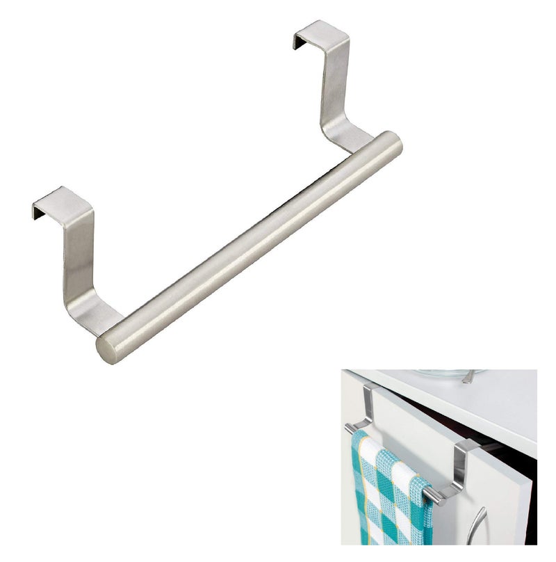 SYGA 23 cm Stainless Steel Kitchen Bathroom Storage Rack Holder Towel Bar Cupboard Hanging Shelf Hanger Chest Storage Organizer - Image 1