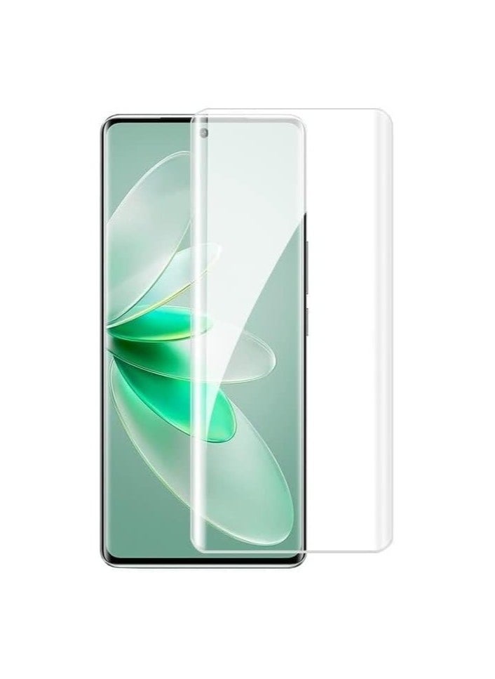 Tempered Glass,3D Curved Edge High Definition Anti Scratch 9H Hardness Bubble-Free Case Friendly Full Glue Screen Protector for Xiaomi Redmi Note 13 Pro Plus 
