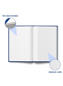 ATLAS Foolscap Size Manuscript Lined Register Book 144 Pages  - Image 4