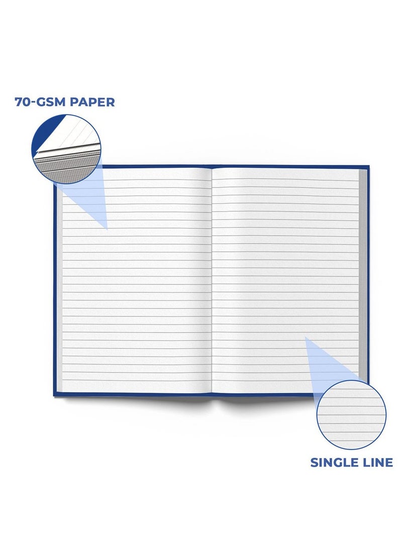 ATLAS Foolscap Size Manuscript Lined Register Book 144 Pages  - Image 4
