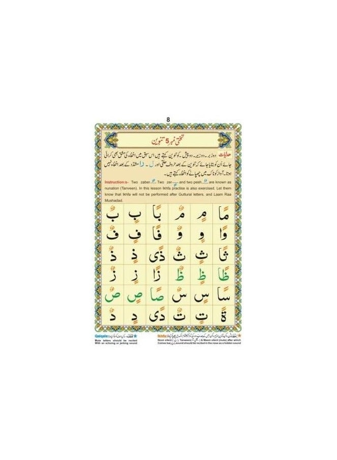 Noorani Qaida (Ref 271) By Qudrat Ullah Co, Size: 25.50 x 19 Cm., ONMG-67 - Image 3