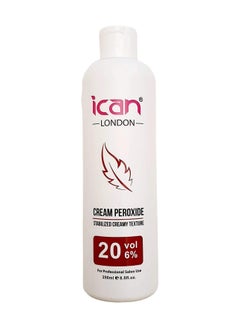 iCan London ICAN LONDON PROFESSIONAL CREAM PEROXIDE 20 VOLUME 6% 250ML  - Image 1