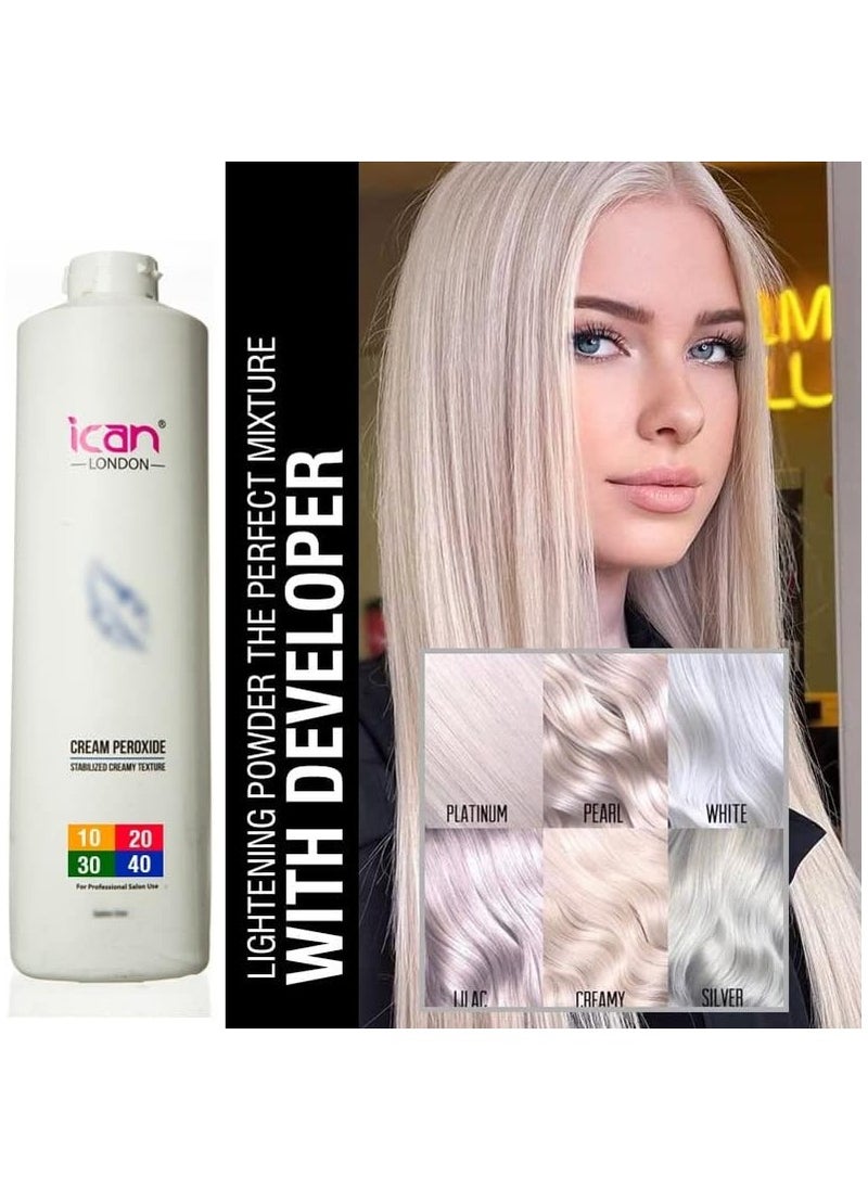 iCan London ICAN LONDON PROFESSIONAL CREAM PEROXIDE 20 VOLUME 6% 250ML  - Image 3