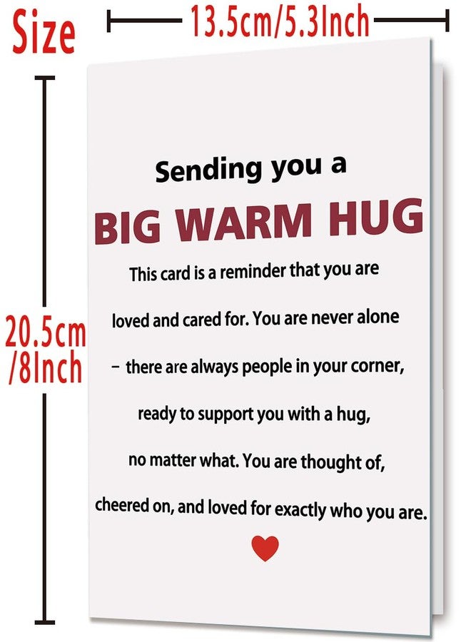 Mcduldul Funny Encouragement Card for Women Men | Missing You Gifts for Friends | Sympathy, Bereavement, Memorial, Grief Card | Get Well Soon | Thinking of You-Sending You A Big Hug - Image 2